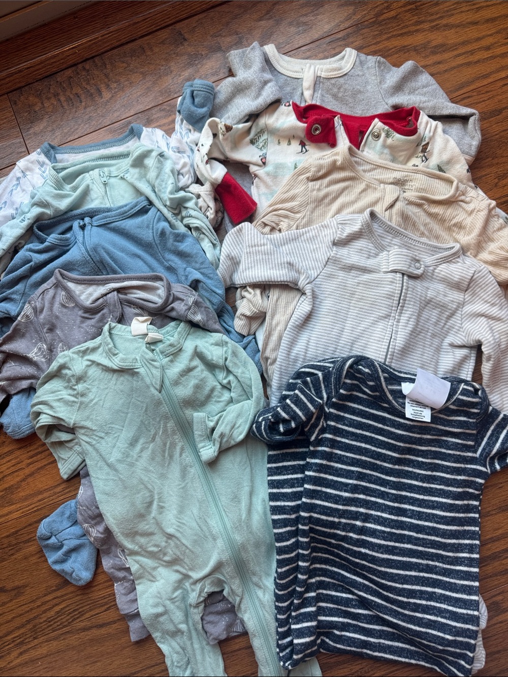 Mixed Baby Sleepers & Tops - Multi Color Cotton Pack